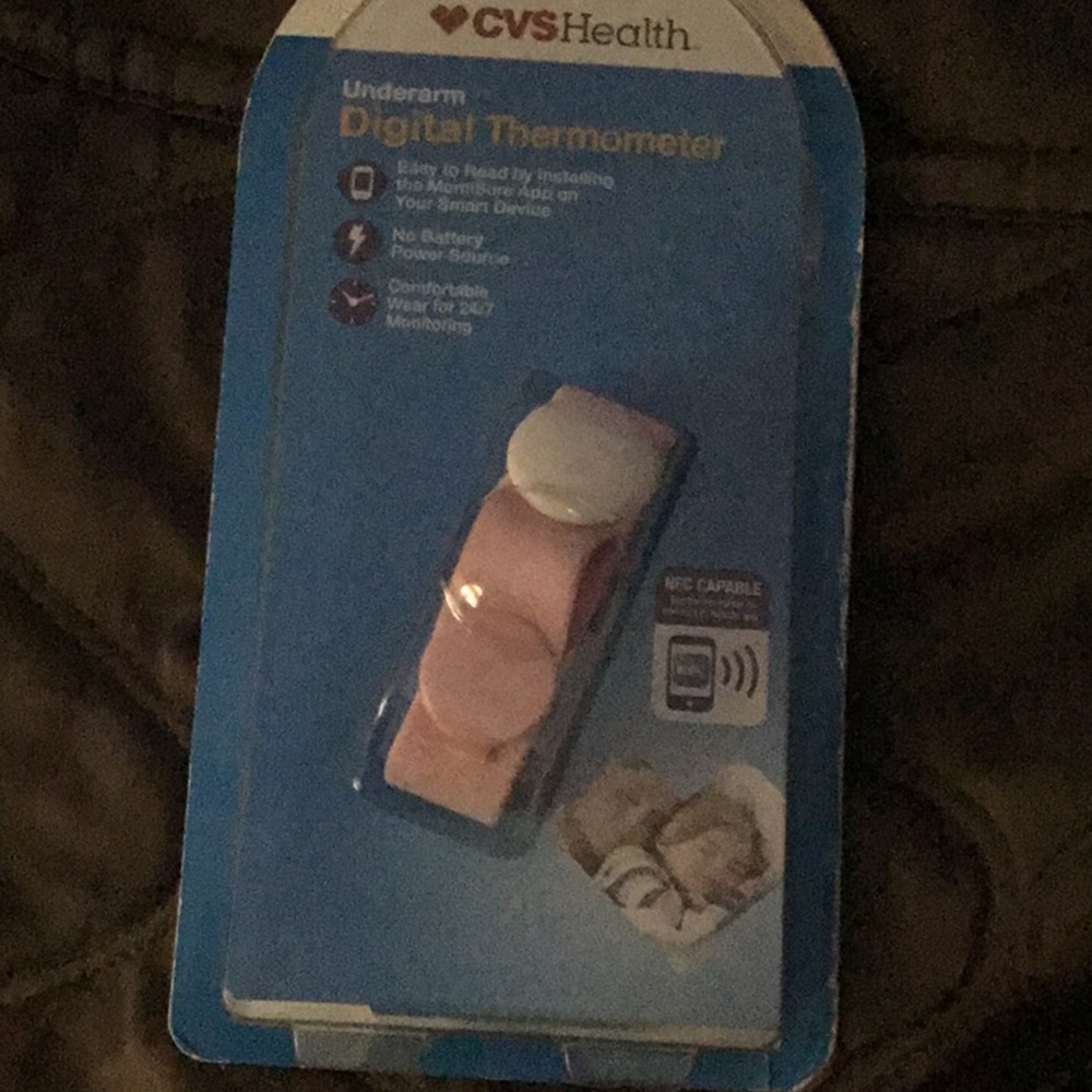 Baby’s Underarm DIGITAL THERMOMETER easy read,no batteries,comfortable wear 24/7